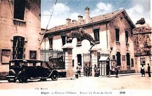 Alger - Caserne d'Orleans - Poste de Garde - 1938